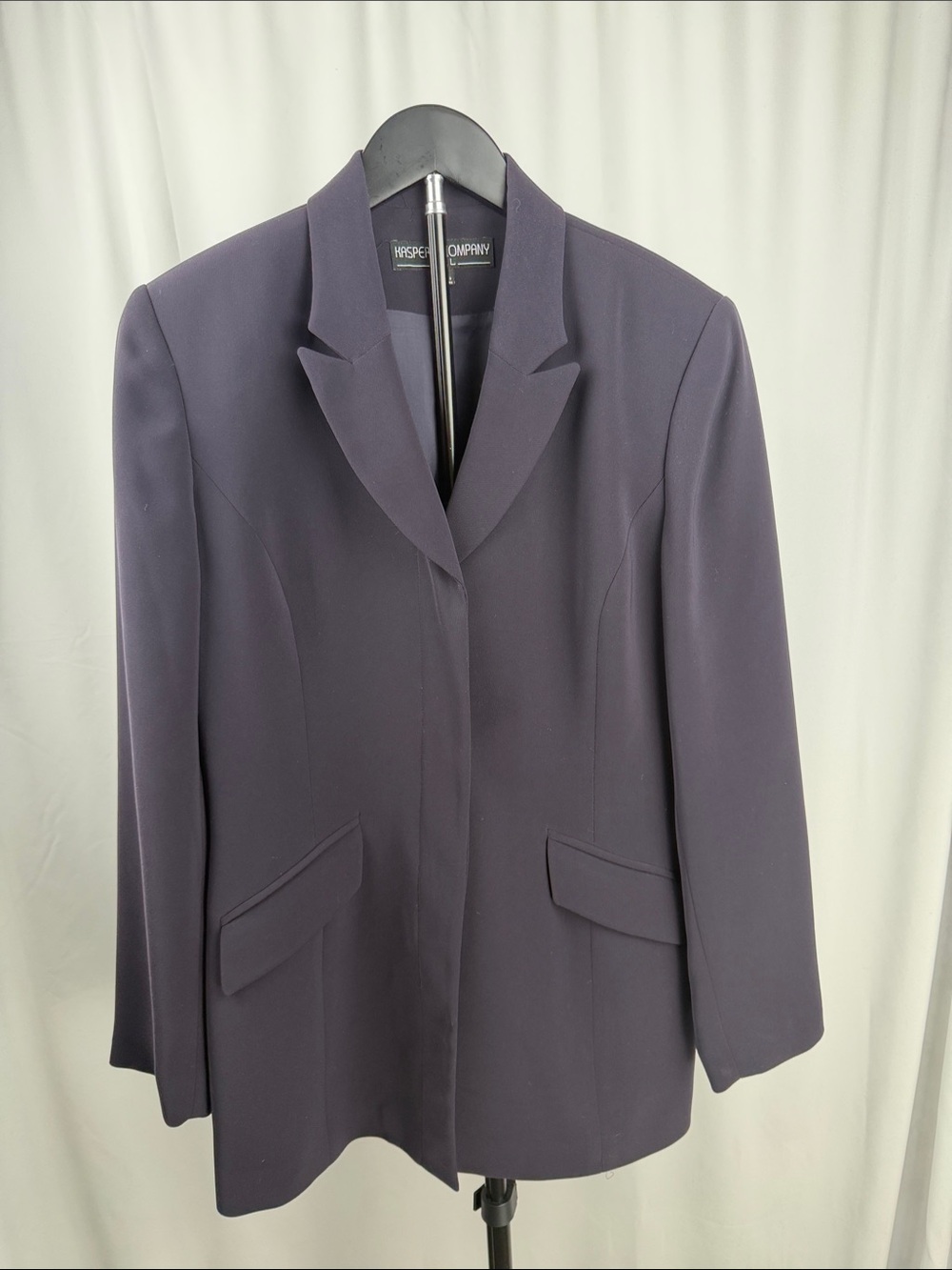 Kasper & Company ASL Navy Tailored Blazer – Size 8